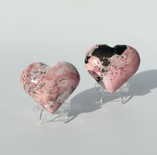 Peruvian Rhodonite Heart