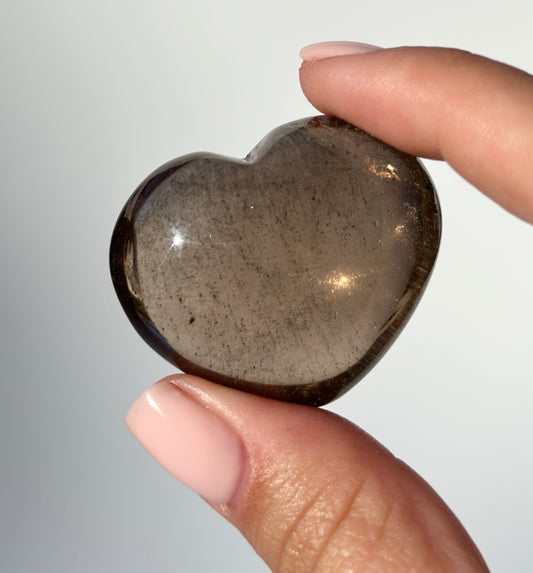 Smoky Quartz Heart