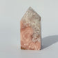 Pink Amethyst Flower Agate Point