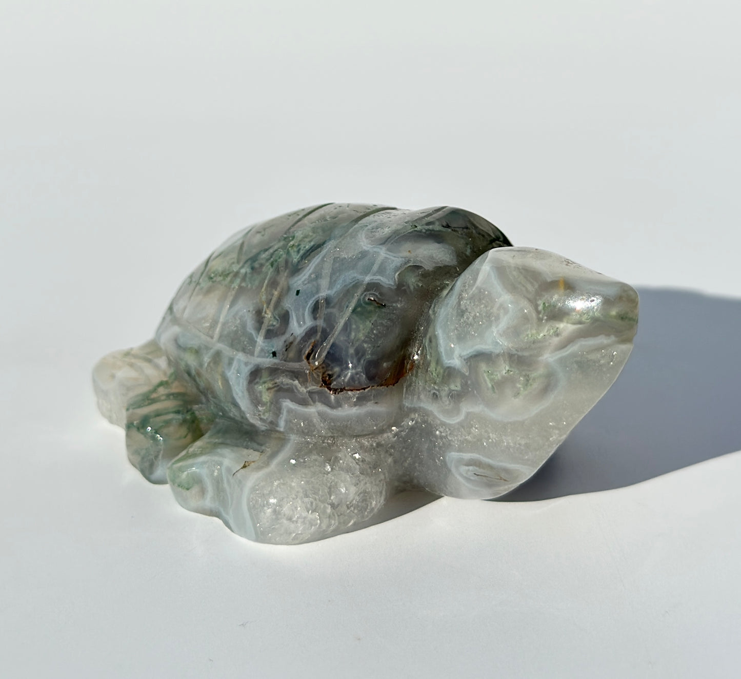 Moss Agate Turtle