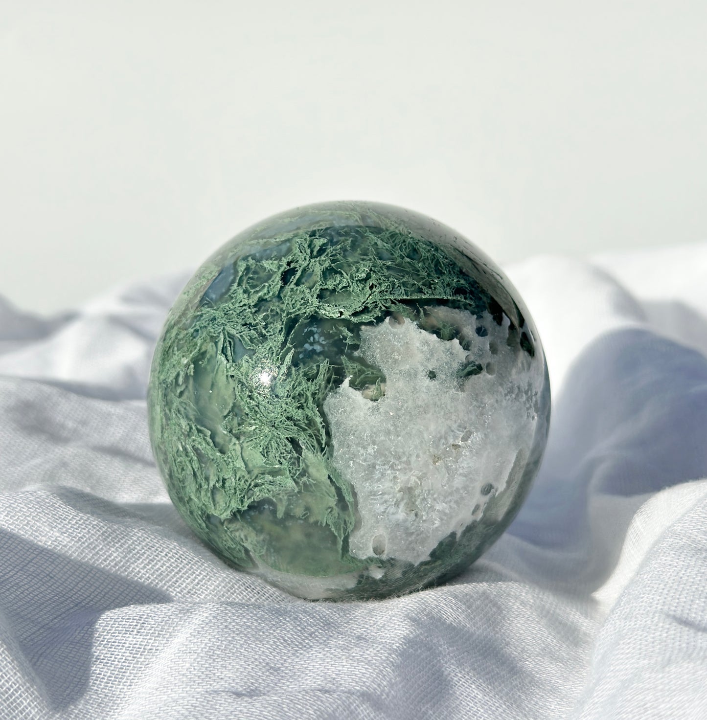 Moss Agate Sphere