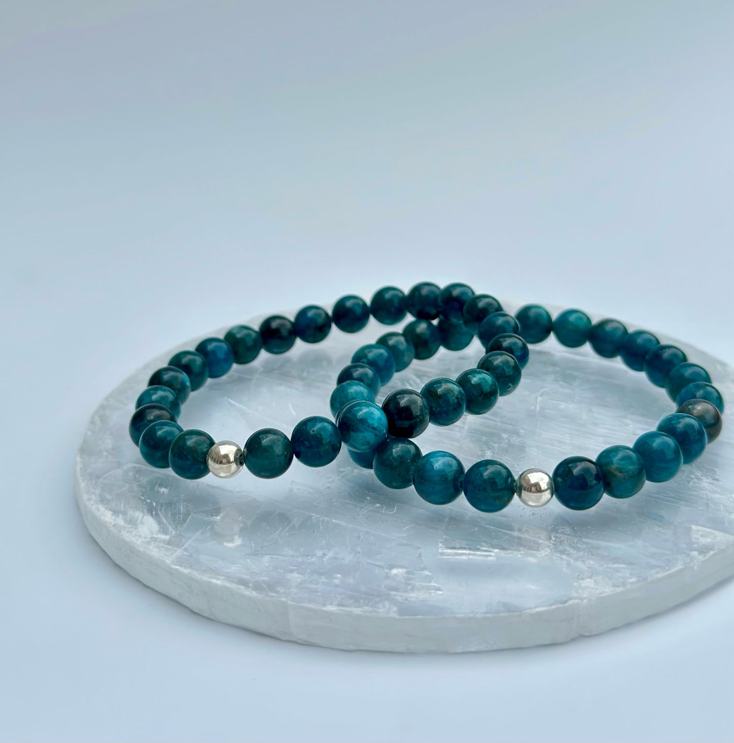 Blue Apatite Bracelet