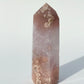 Pink Amethyst Flower Agate Point