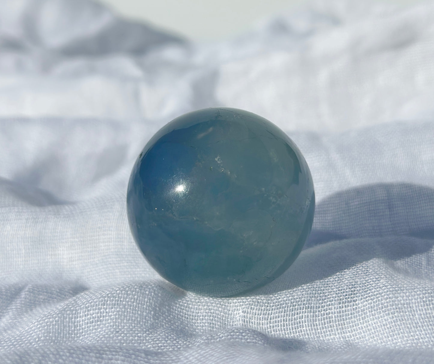 Blue Fluorite Sphere