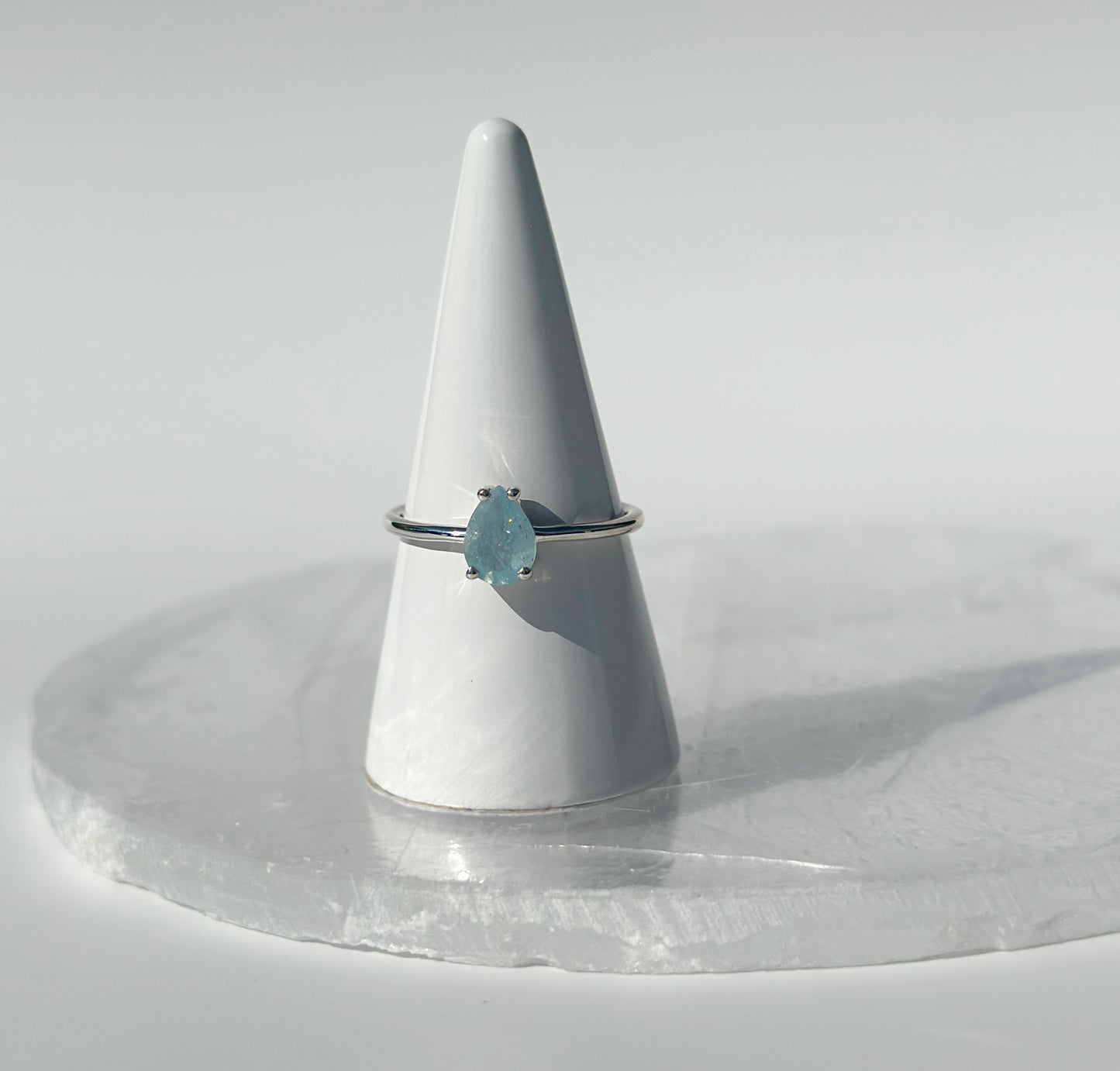 Aquamarine Ring - Size O