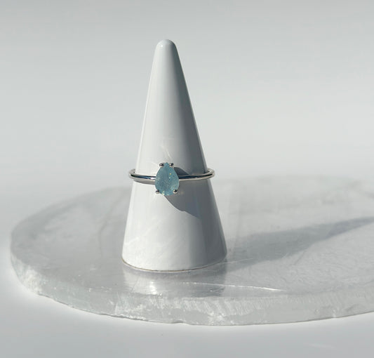 Aquamarine Ring - Size O