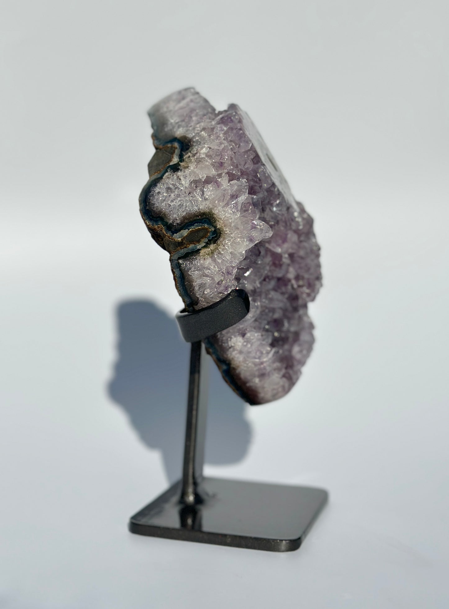 Amethyst Cluster with Stalactite