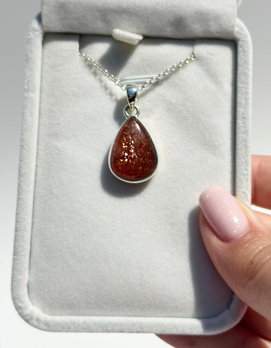 Confetti Sunstone Pendant