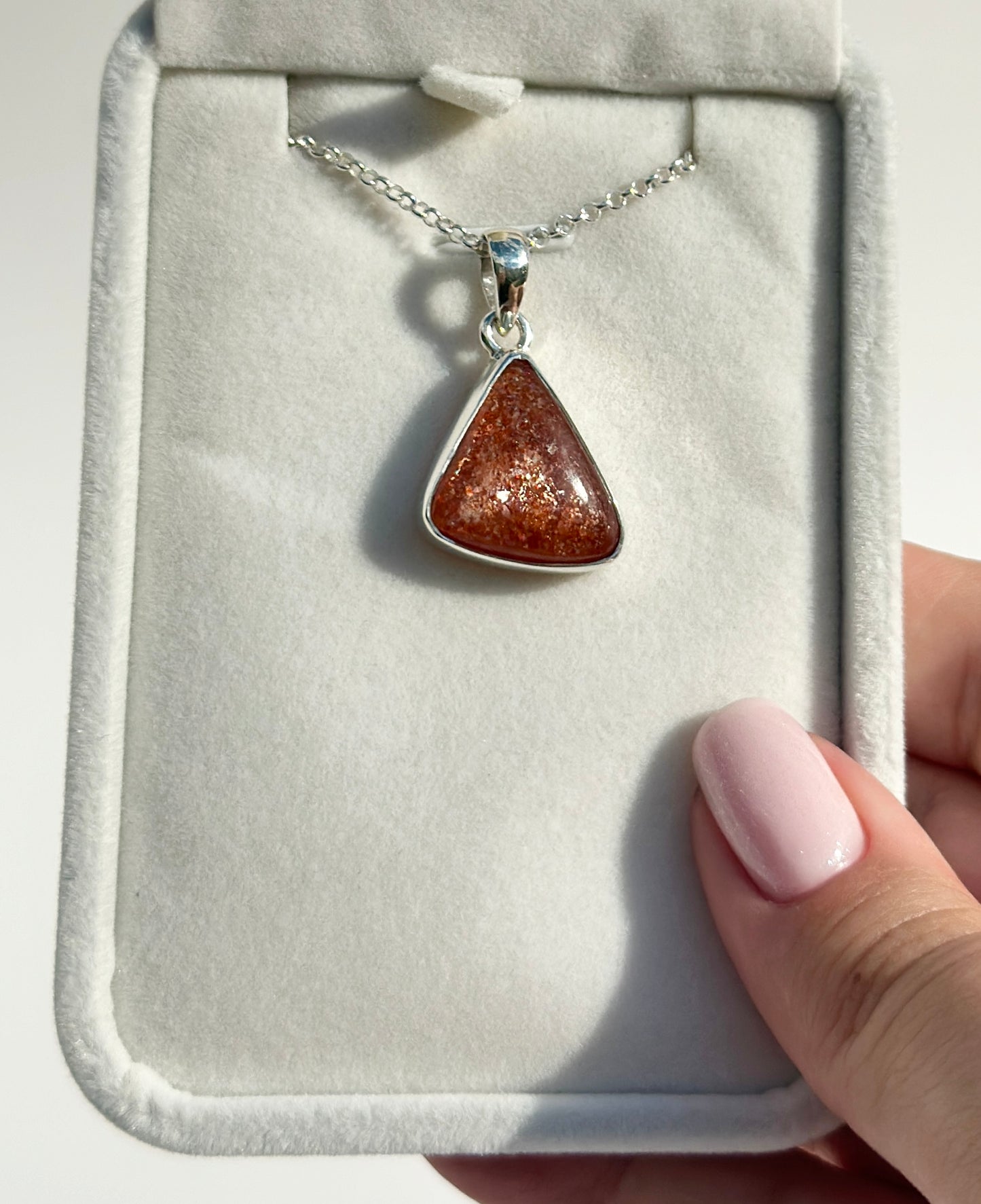 Mini Confetti Sunstone Pendant