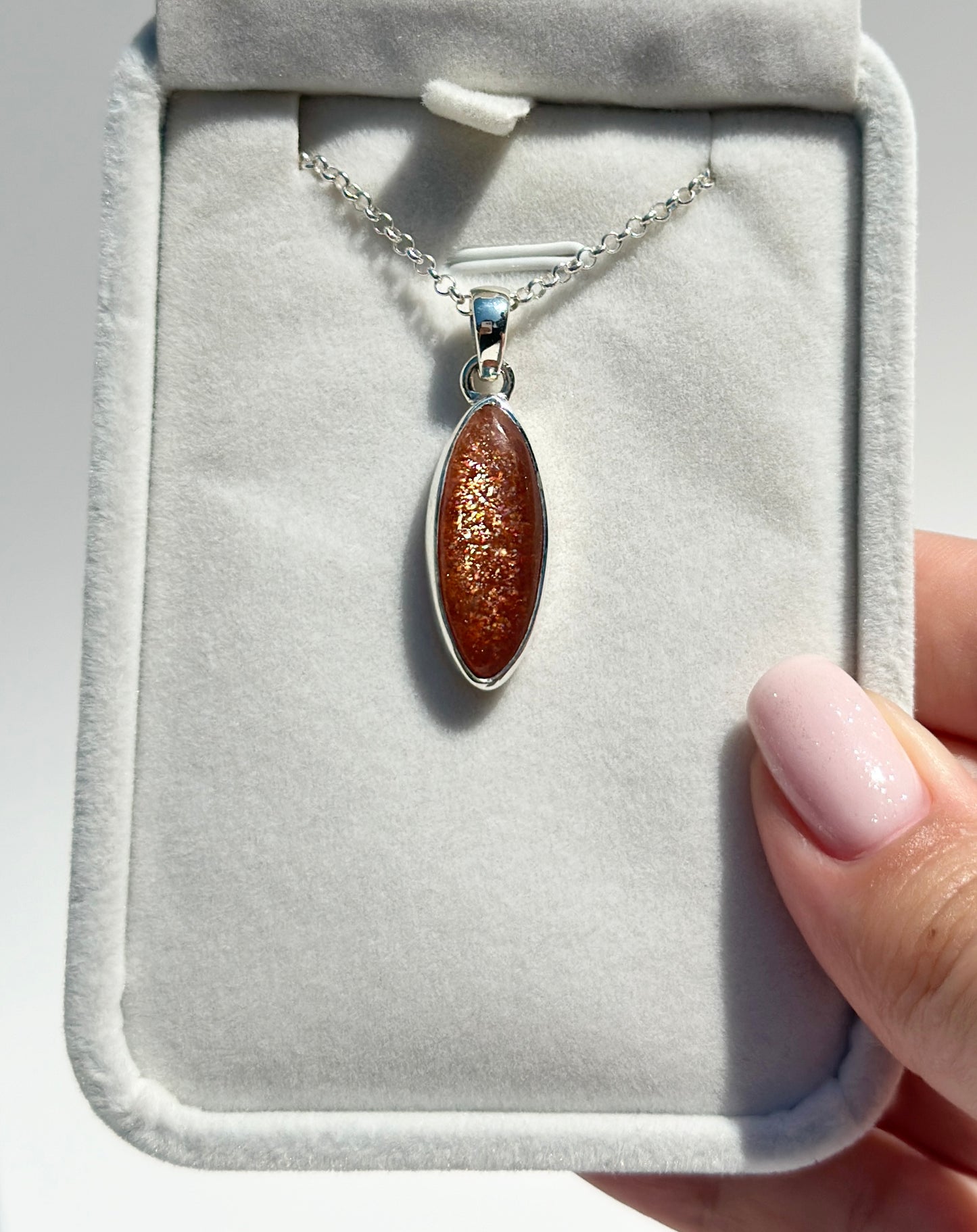 Confetti Sunstone Pendant