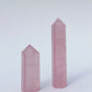 Gemmy Star Rose Quartz Point