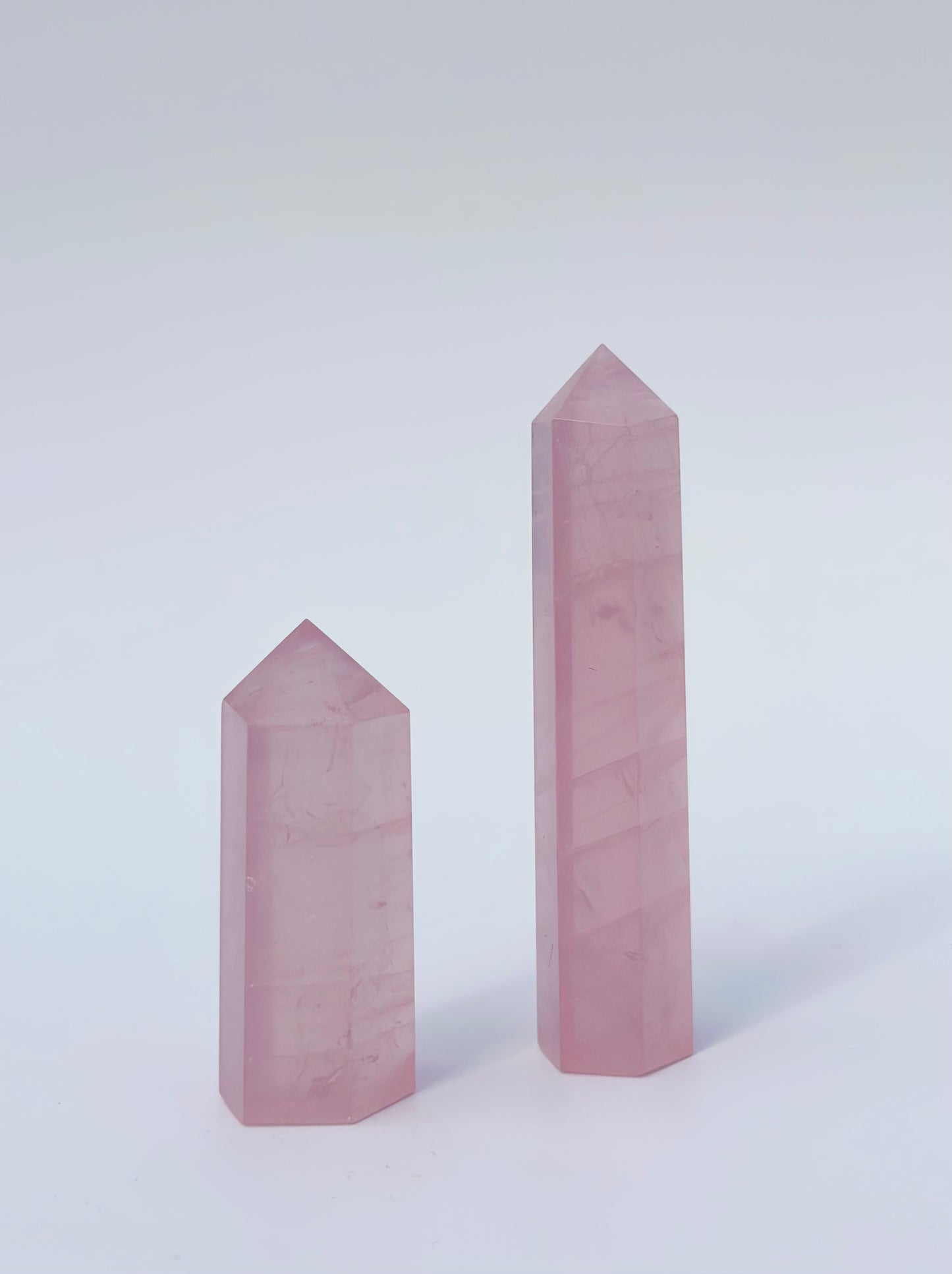 Gemmy Star Rose Quartz Point