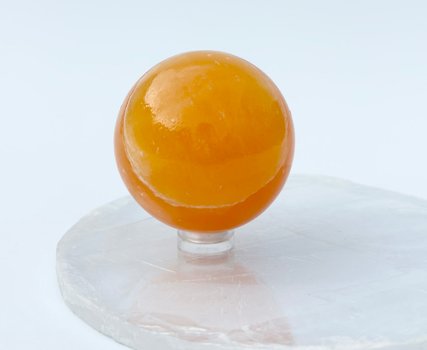 Orange Calcite Sphere