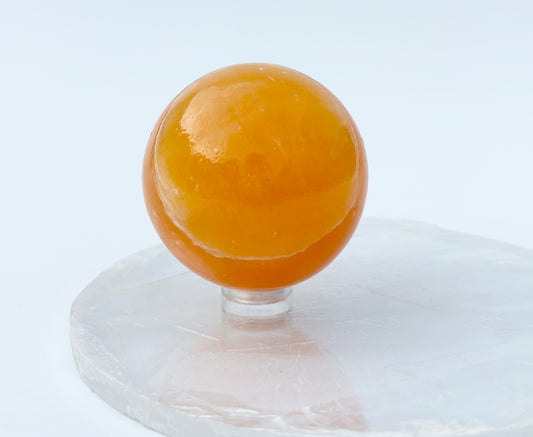 Orange Calcite Sphere