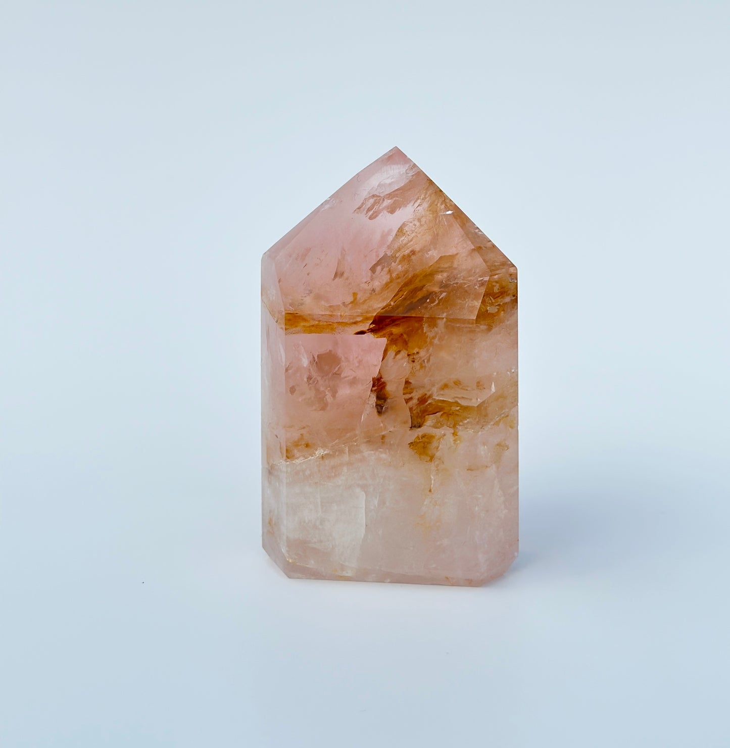 Rose Quartz x Golden Healer Point