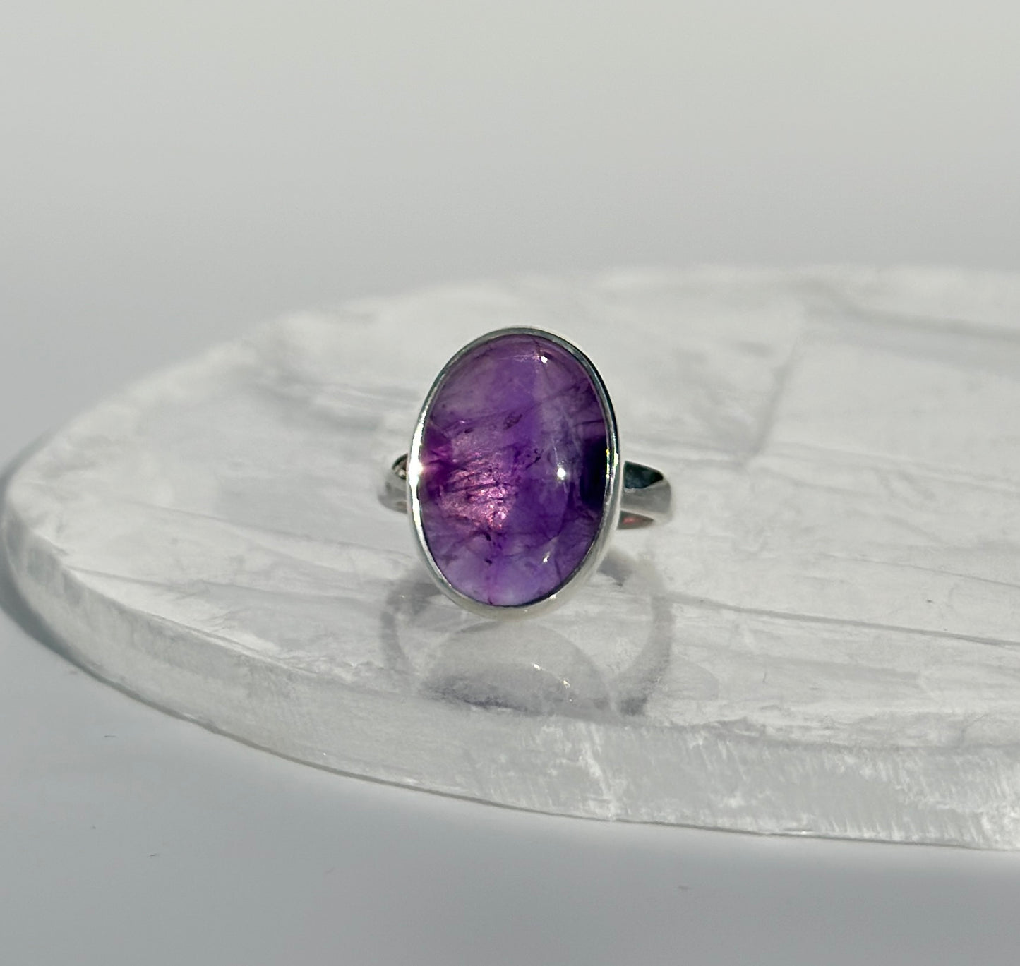 Amethyst Ring - Size N 1/2