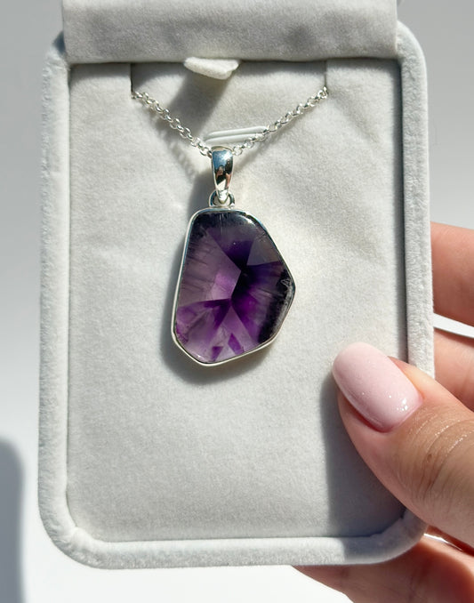 Trapiche Amethyst Pendant