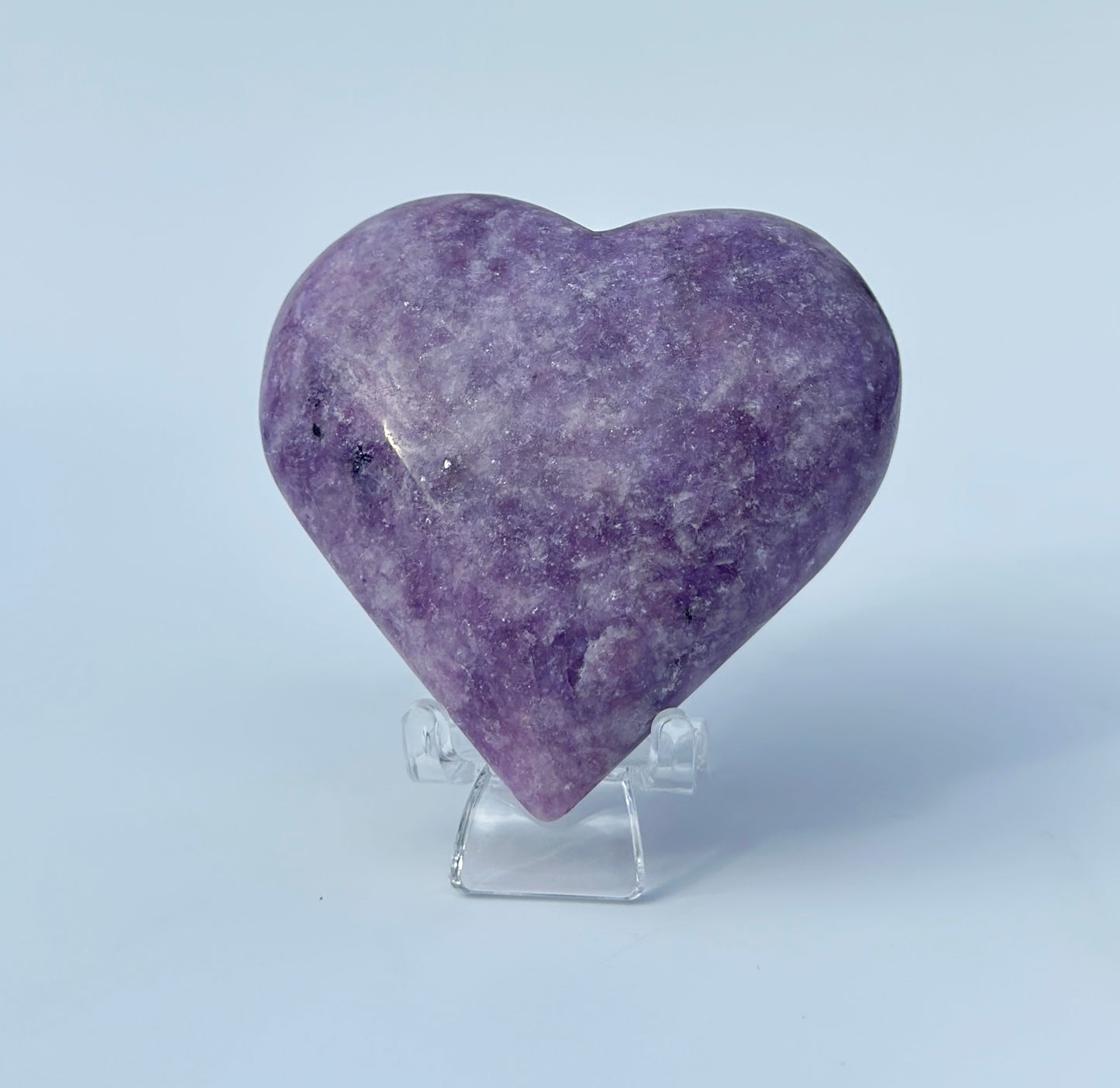 Lepidolite Heart