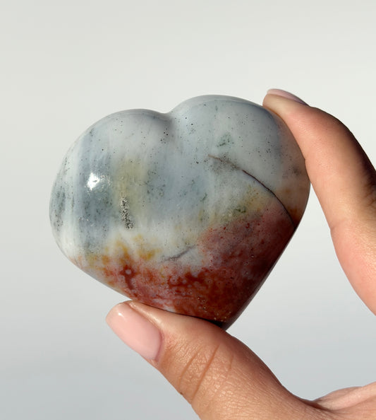 Ocean Jasper Heart