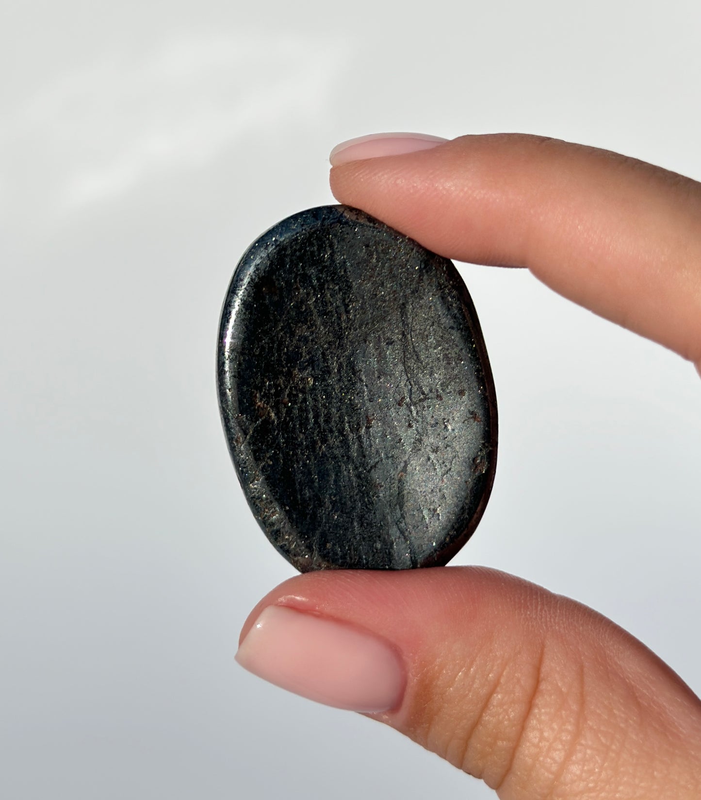 Hematite Worry Stone