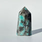 Smoky Amazonite Point