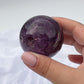 Amethyst Sphere with Rainbows