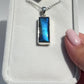 Blue Flash Labradorite Pendant