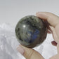 Blue Flash Labradorite Sphere