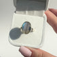 Blue Flash Labradorite Ring - Size O