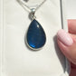 Blue Flash Labradorite Pendant