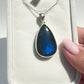 Blue Flash Labradorite Pendant