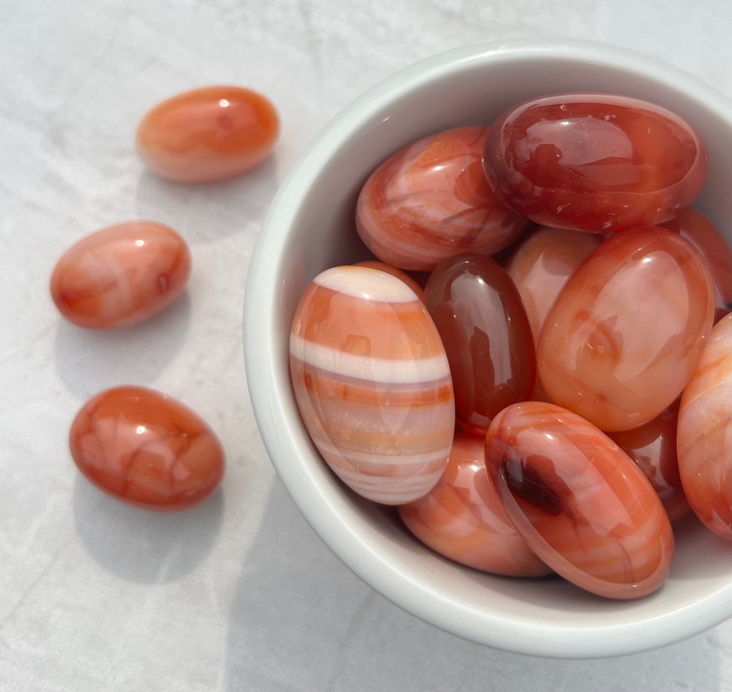 A Grade Carnelian Tumble